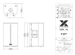 FBT X-PRO 115A — активная акустическая система