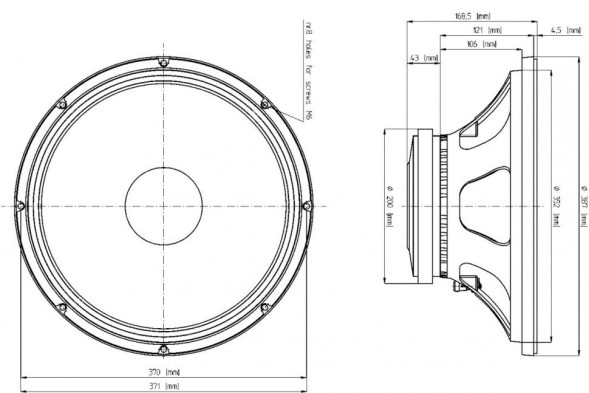 EIGHTEEN SOUND 15W700/8 — динамик