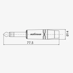 ROXTONE RJ3PP-BK-NN — разъём