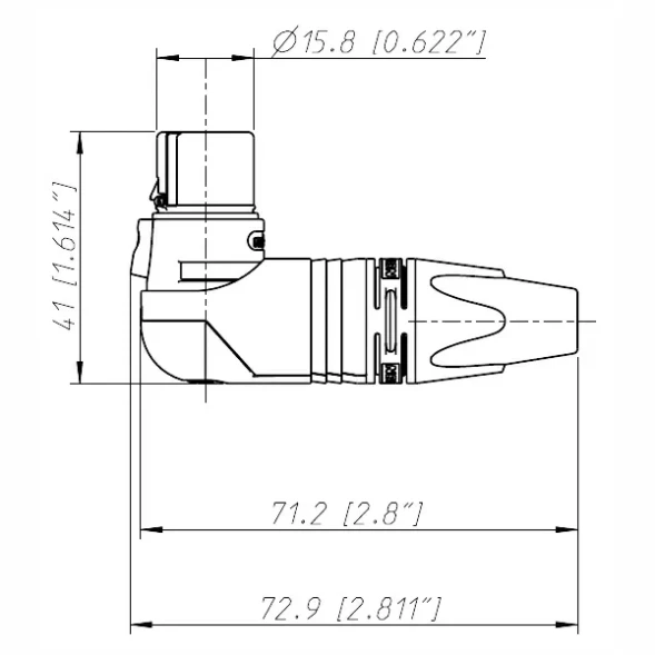NEUTRIK NC3FRX — разъём
