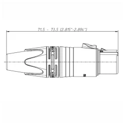 NEUTRIK NC5FXX — разъём