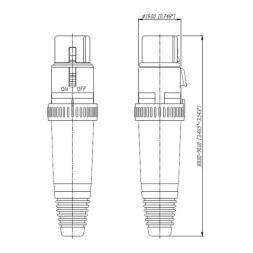 NEUTRIK NC3FXS - — разъём