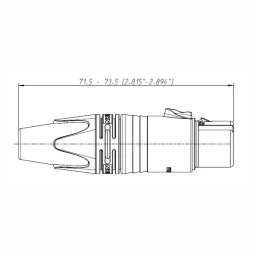 NEUTRIK NC3FXX — разъём