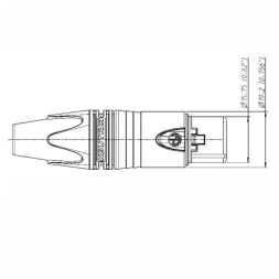 NEUTRIK NC3FXX — разъём