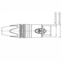 NEUTRIK NC3FXX-BAG — разъём