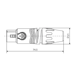 ROXTONE XF3BG (Ч/З) — разъём