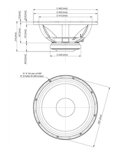 EIGHTEEN SOUND 18W2001/8 — динамик