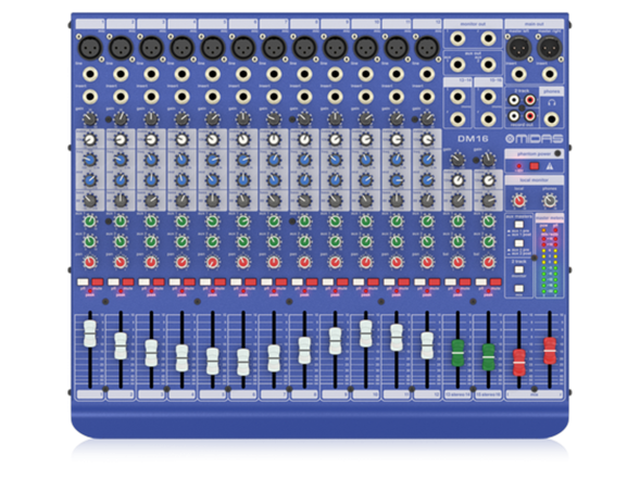 MIDAS DDA DM16 — аналоговый микшерный пульт