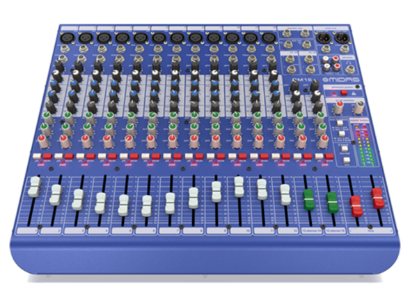 MIDAS DDA DM16 — аналоговый микшерный пульт