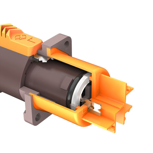 ROXTONE RAC3MPI-WP Yellow/Brown — разъём