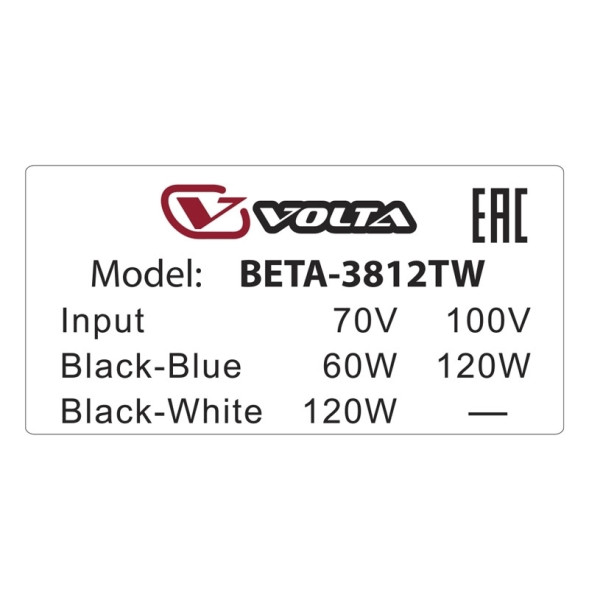 VOLTA BETA-3812T — звуковая колонна