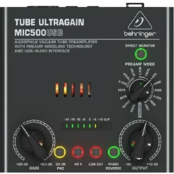 BEHRINGER MIC500USB — микрофонный предусилитель