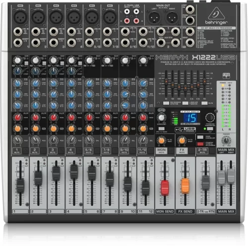 BEHRINGER X1222USB — аналоговый микшерный пульт