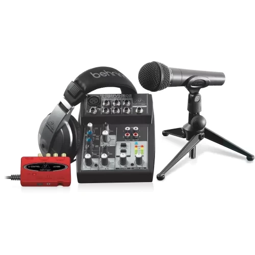 BEHRINGER PODCASTUDIO 2 USB — комплект для звукозаписи