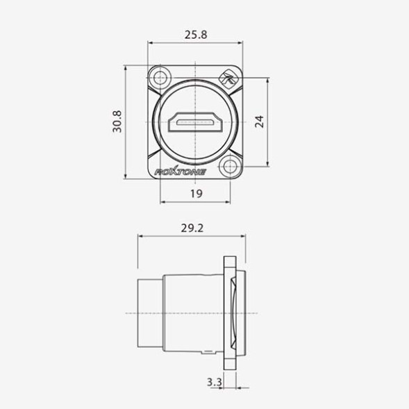 ROXTONE RAH14D-B — разъём
