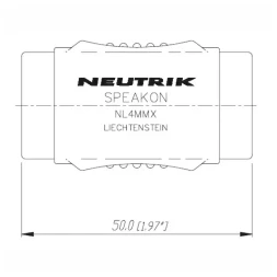 NEUTRIK NL4MMX — переходник