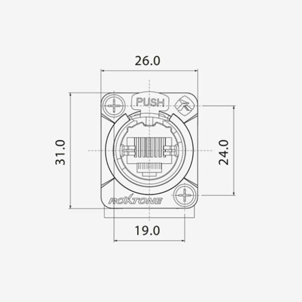 ROXTONE RE8FD5R — разъём