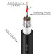 ROXTONE TCF8/1m Black (катушка (300м.) № 2/4; 3-2023) — кабель