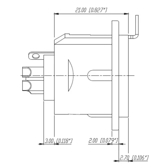 NEUTRIK NC4FD-L-1 — разъём