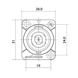 ROXTONE RS4MD-WP-T — разъём