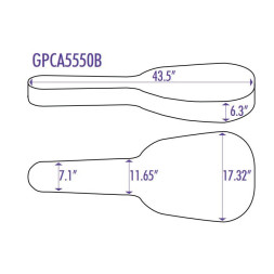 ONSTAGE GPCA5550B — кейс