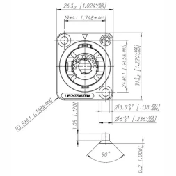 NEUTRIK NL4MP - — разъём