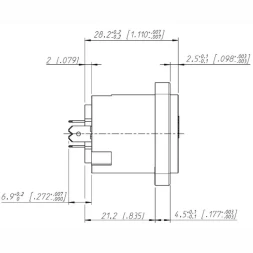 NEUTRIK NL4MP - — разъём