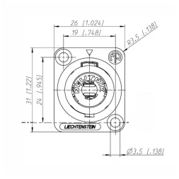 NEUTRIK NL4MP-ST - — разъём
