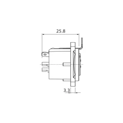 ROXTONE RX3FD-NT — разъём