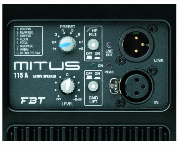 FBT MITUS 115A — активная акустическая система