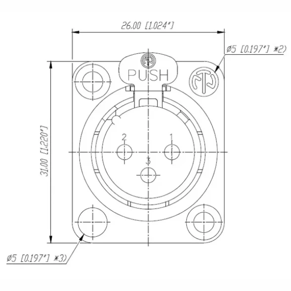 NEUTRIK NC3FD-L-1 — разъём
