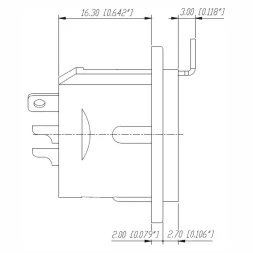 NEUTRIK NC3FD-L-1 — разъём