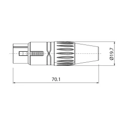 ROXTONE RX3FP-NT — разъём