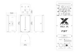 FBT X-LITE 110A — активная акустическая система